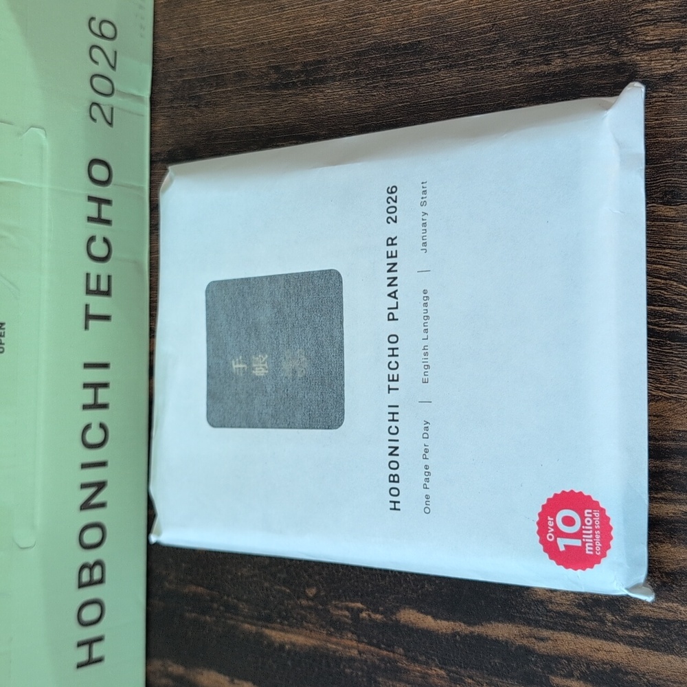 Hobonichi Techo 2026 Planner Book – A6, English, Daily, Jan. start, Mon. start